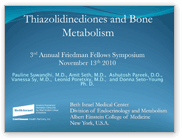 Thiazolidinediones and Bone Metabolism