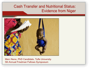 Cash Transfer and Nutritional Status: Evidence from Niger